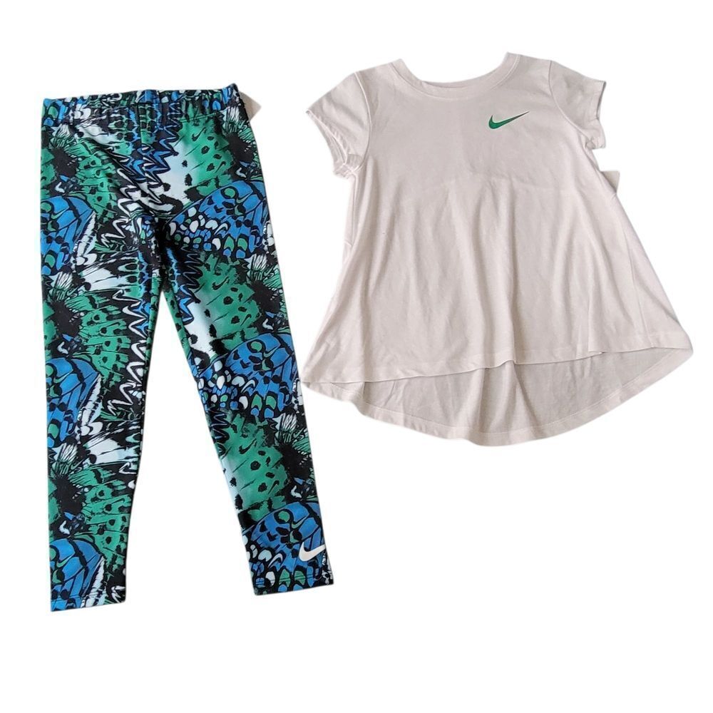 Nike Green and Blue Outfit